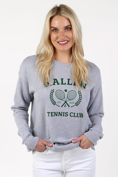 Tennis Club Sweatshirt, e.Allen, Nashville, Franklin, Murfreesboro