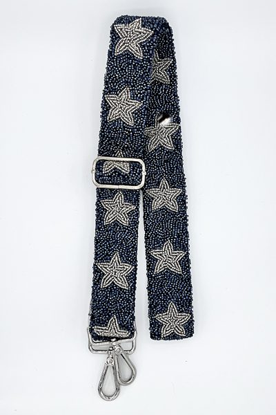 Navy Strap with Silver Stars