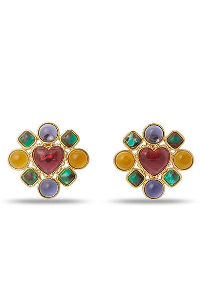 Candy Heart Cluster Earrings, e.Allen, Nashville, Franklin, Murfreesboro