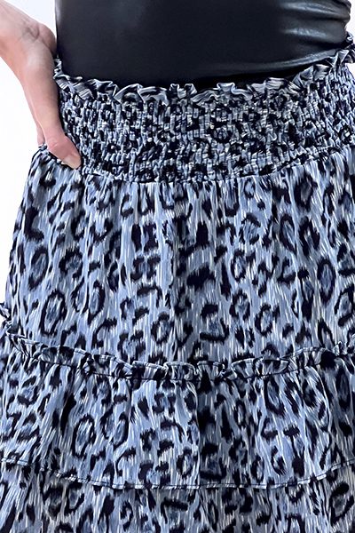Blue Leopard Skirt, e.Allen, Nashville, Franklin, Murfreesboro