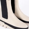 White Lugsole Boot