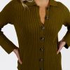 Soft Acrylic Button Down Dress