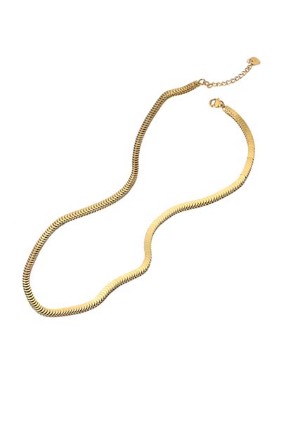 18k Gold Plated Stainless Steel Water and Tarnish Resistant, 16" plus 2"
