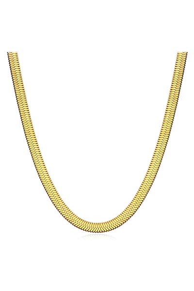 18k Gold Plated Stainless Steel Water and Tarnish Resistant, 24"