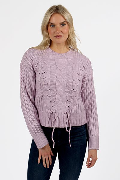 Airspun Cable Sweater