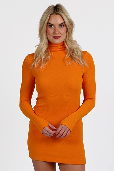 Sweater Knit Turtleneck Tunic
