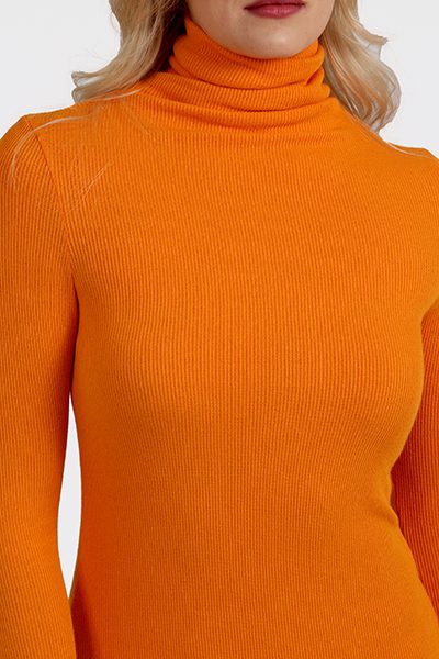Sweater Knit Turtleneck Tunic