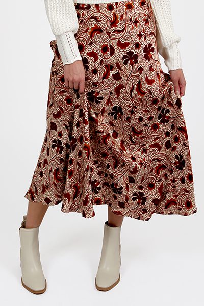 Autumn Floral Skirt