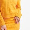 Merino Wool Half Zip Cable Knit