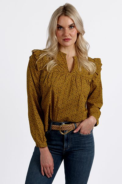 Tilly A-Line Ruffle Blouse