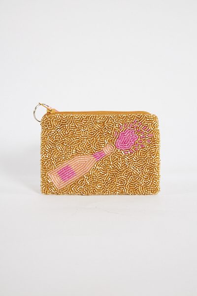 Champagne Bottle Coin Purse