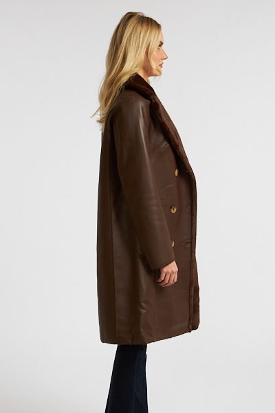 Brown Fur Trench