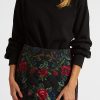 Flower Tapestry Mini Skirt