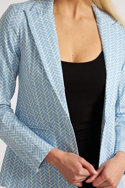 Blue Stretch Blazer